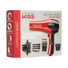 KISS 1875 Watt Pro Tourmaline Ceramic Hair Dryer, Styling Edition, 3 Heat Settings, 2 Speed Settings, Cool Shot Button, 7 Blow Dryer Accessories Included, 2-Year Warranty – Red(8 Piece Set (Pack of 2))