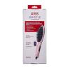 KISS Bristle Hair Straightener Heat Brush, Digital Temperature Control Up to 410°F, 90-Minute Auto Shutoff, Cool-Tip Ionic Bristles, Lightweight Handle, 360° Swivel Cord, Pink, 1.25 lbs