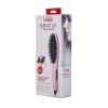 KISS Bristle Hair Straightener Heat Brush, Digital Temperature Control Up to 410°F, 90-Minute Auto Shutoff, Cool-Tip Ionic Bristles, Lightweight Handle, 360° Swivel Cord, Pink, 1.25 lbs