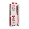 KISS Dry and Style Heat Brush, Wet to Dry Detangling and Volumizing Hot Comb, Tourmaline Ceramic Bristles, 2 Temperature Settings, Ultra Lightweight Handle, 360° Swivel Power Cord