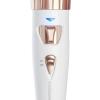 KISS Instawave 101 Auto Rotating Curling Iron, Patented Automatic Spinner, 2-Way Rotation, 1” Ceramic Ionic Curling Wand, Dual Heat Settings up to 420°F, From Tight Curls to Beach Waves, Black & White
