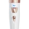 KISS Instawave 101 Automatic Rotating Curling Iron, 1 Inch Pearl Ceramic Tourmaline Barrel Heats Up to 400°, 2 Directional Spinner, Rose Gold Finish, 1.07 Lbs.(White)