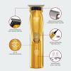 KISS Precision Blade Cordless Trimmer with Stainless Steel T-Blade, Powerful High-Torque, High-Speed Motor, 3 Blade Guard Attachments & Blade Cover, USB Cable & Long-Lasting Lithium Ion Battery(T-Blade Beard & Hair Trimmer)