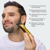 KISS Precision Blade Cordless Trimmer with Stainless Steel T-Blade, Powerful High-Torque, High-Speed Motor, 3 Blade Guard Attachments & Blade Cover, USB Cable & Long-Lasting Lithium Ion Battery(T-Blade Beard & Hair Trimmer)