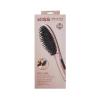 KISS Bristle Hair Straightener Heat Brush, Digital Temperature Control Up to 410°F, 90-Minute Auto Shutoff, Cool-Tip Ionic Bristles, Lightweight Handle, 360° Swivel Cord, Pink, 1.25 lbs