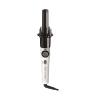 KISS Instawave Deluxe Automatic Rotating Curling Iron, Self-Spinning, Ceramic Ionic Technology, Tangle Prevention, 2-Way Rotation, Dual Heat Settings up to 420°F, 1” Curling Wand, Black & White(1 Count (Pack of 1))