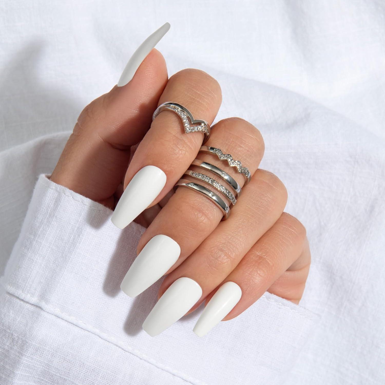 imageKISS Gel Fantasy Press On Nails Nail glue included No Regrets Light Pink Medium Size Almond Shape Includes 28 Nails 2g Glue 1 Manicure Stick 1 Mini fileTrue Color