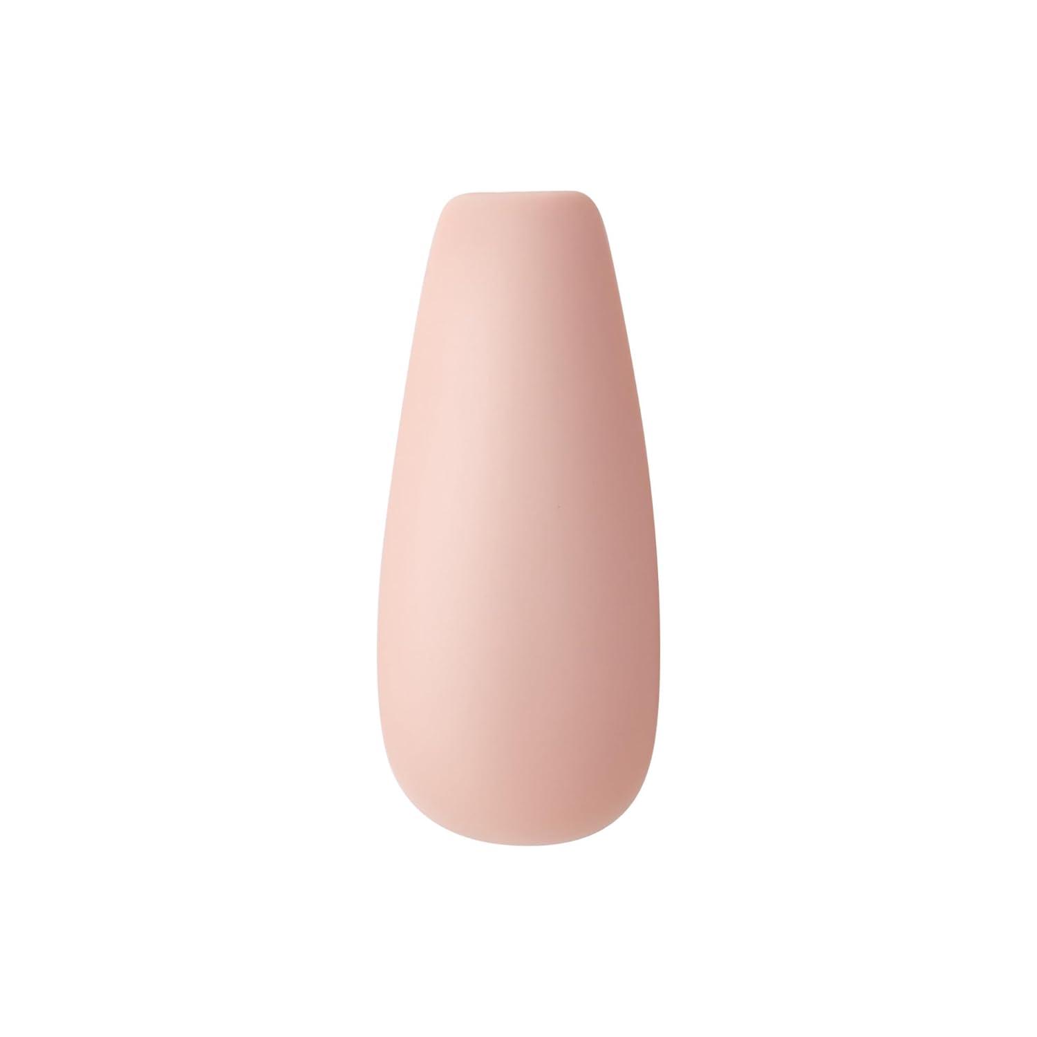 imageKISS Gel Fantasy Press On Nails Nail glue included No Regrets Light Pink Medium Size Almond Shape Includes 28 Nails 2g Glue 1 Manicure Stick 1 Mini file4 the Cause