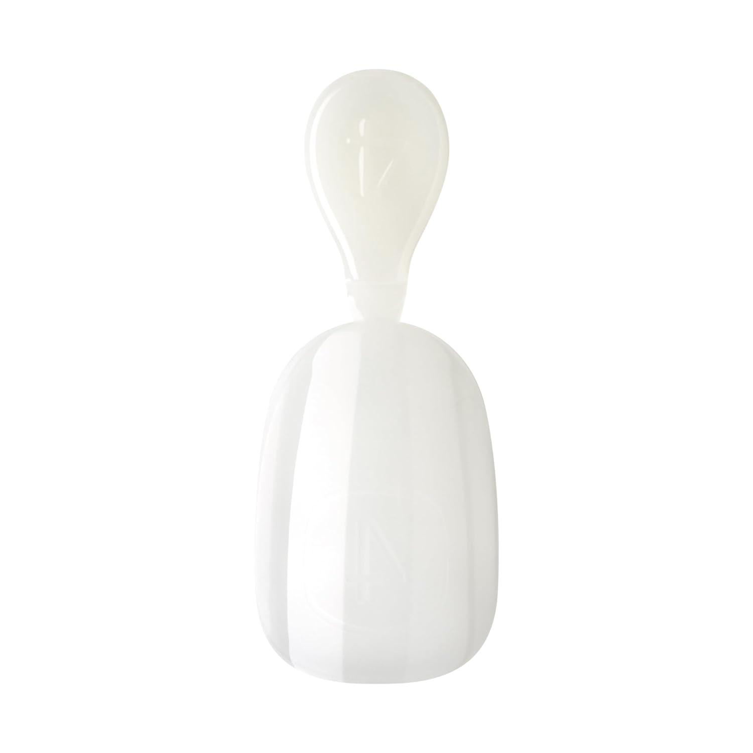 imageKISS Salon Xtend PressOn Nails Nail glue included Keep It Light White Short Size Oval Shape Includes 30 Nails 5Ml Led Soft Gel Adhesive 1 Manicure Stick 1 New Mini File New Prep PadKeep It