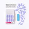 KISS Gel Fantasy, Press On Nails, Nail glue included, ‘No Regrets’, Light Pink, Medium Size, Almond Shape, Includes 28 Nails, 2g Glue, 1 Manicure Stick, 1 Mini file(Night After)
