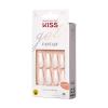 KISS Gel Fantasy, Press On Nails, Nail glue included, ‘No Regrets’, Light Pink, Medium Size, Almond Shape, Includes 28 Nails, 2g Glue, 1 Manicure Stick, 1 Mini file(True Color)
