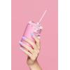 KISS Gel Fantasy, Press On Nails, Nail glue included, ‘No Regrets’, Light Pink, Medium Size, Almond Shape, Includes 28 Nails, 2g Glue, 1 Manicure Stick, 1 Mini file(Night After)