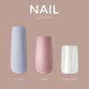 KISS Gel Fantasy, Press On Nails, Nail glue included, ‘No Regrets’, Light Pink, Medium Size, Almond Shape, Includes 28 Nails, 2g Glue, 1 Manicure Stick, 1 Mini file(Hold Me Closer)