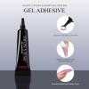 KISS Salon X-tend, Press-On Nails, Nail glue included, ‘Keep It’, Light White, Short Size, Oval Shape, Includes 30 Nails, 5Ml Led Soft Gel Adhesive, 1 Manicure Stick, 1 New Mini File, New Prep Pad(Changed)