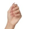 KISS Salon X-tend, Press-On Nails, Nail glue included, ‘Keep It’, Light White, Short Size, Oval Shape, Includes 30 Nails, 5Ml Led Soft Gel Adhesive, 1 Manicure Stick, 1 New Mini File, New Prep Pad(Flowers)