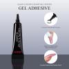 KISS Salon X-tend, Press-On Nails, Nail glue included, ‘Keep It’, Light White, Short Size, Oval Shape, Includes 30 Nails, 5Ml Led Soft Gel Adhesive, 1 Manicure Stick, 1 New Mini File, New Prep Pad(Gimme)