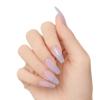 KISS Salon X-tend, Press-On Nails, Nail glue included, ‘Keep It’, Light White, Short Size, Oval Shape, Includes 30 Nails, 5Ml Led Soft Gel Adhesive, 1 Manicure Stick, 1 New Mini File, New Prep Pad(Gimme)