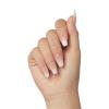 KISS Salon X-tend, Press-On Nails, Nail glue included, ‘Red Flags’, Light Pink, Medium Size, Almond Shape, Includes 30 Nails, 5Ml Led Soft Gel Adhesive, 1 Manicure Stick, 1 New Mini File, New Prep Pad(Light White)