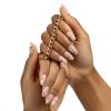 KISS Voguish Fantasy, Press On Nails, Nail glue included, ‘éclatant’, Pink, Medium Size, Almond Shape, Includes 28 Nails, 2g glue, 1 Manicure Stick, 1 Mini File(4 Wheel Drive)