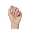 KISS Voguish Fantasy, Press On Nails, Nail glue included, ‘éclatant’, Pink, Medium Size, Almond Shape, Includes 28 Nails, 2g glue, 1 Manicure Stick, 1 Mini File(Candies)