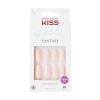 KISS Gel Fantasy, Press On Nails, Nail glue included, ‘No Regrets’, Light Pink, Medium Size, Almond Shape, Includes 28 Nails, 2g Glue, 1 Manicure Stick, 1 Mini file(Hold Me Closer)