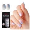 KISS Salon X-tend, Press-On Nails, Nail glue included, ‘Keep It’, Light White, Short Size, Oval Shape, Includes 30 Nails, 5Ml Led Soft Gel Adhesive, 1 Manicure Stick, 1 New Mini File, New Prep Pad(Changed)