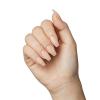 KISS Bare but Better Press On Nails, Glossy Pink, Short Length, Square Shape, 28 Fake Nails, Pink Gel Nail Glue Net Wt. 2g (0.07 Oz.), Mini Nail File, & Manicure Stick(Embrace It)