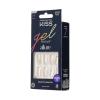 KISS Gel Fantasy Allure Press On Nails, Ready to Wear, 3D Design, Waterproof, Pink Gel Nail Glue 0.07 Oz. (2g), Manicure Stick & Mini File, 28 Count(How Dazzling)