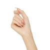 KISS Gel Fantasy Press On Nails, Nail glue included, ‘Sweet Jelly’, White, Long Size, Coffin Shape, Includes 28 Nails, 2g glue, 1 Manicure Stick, 1 Mini File(Jelly Cat)