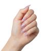 KISS Gel Fantasy Press On Nails, Nail glue included, ‘Sweet Jelly’, White, Long Size, Coffin Shape, Includes 28 Nails, 2g glue, 1 Manicure Stick, 1 Mini File(One Day Jelly)