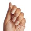 KISS Salon Acrylic French Tip Press On Nails, ‘Chic Beats’, Natural Nude, Short Squoval, Nail Kit with 28 Fake Nails, Pink Gel Nail Glue (2g), Mini Nail File, & Manicure Stick(Chic Beats)