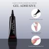 KISS Salon X-tend LED Gel Nail Kit, ‘Perk’, Beige, Medium Coffin, 30 Press On Nails, LED Soft Gel Adhesive 5 ml (0.16 US fl. oz.), LED Lamp, USB Cable, Prep Pad, Manicure Stick, & Mini Nail File(tend LED Lamp)