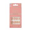 KISS Bare but Better, Press On Nails, Nail glue included, ‘Stay’, Beige, Short Size, Oval Shape, Includes 30 Nails, 2g Glue, 1 Manicure Stick, 1 Mini file