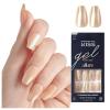 KISS Gel Fantasy Allure Press On Nails, Ready to Wear, 3D Design, Waterproof, Pink Gel Nail Glue 0.07 Oz. (2g), Manicure Stick & Mini File, 28 Count(MoonBeam)
