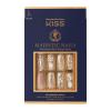 KISS Majestic Fake Nails, ‘My Crown’, High-End Gel Nails, 30 Reusable Long Length Coffin Shaped Glue-On & Press-On Jeweled Accent Glue On Nails(Pink)