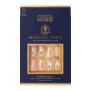 KISS Majestic Fake Nails, ‘My Crown’, High-End Gel Nails, 30 Reusable Long Length Coffin Shaped Glue-On & Press-On Jeweled Accent Glue On Nails(Pink and Silver)