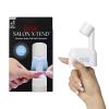 KISS Salon X-tend LED Gel Nail Kit, ‘Perk’, Beige, Medium Coffin, 30 Press On Nails, LED Soft Gel Adhesive 5 ml (0.16 US fl. oz.), LED Lamp, USB Cable, Prep Pad, Manicure Stick, & Mini Nail File(tend LED Lamp)