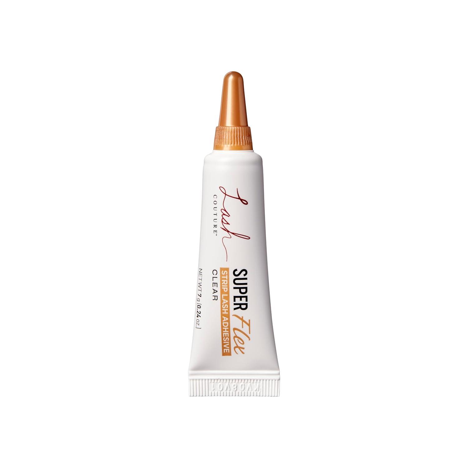 imageKISS Lash Couture Lash Glue Super Flex Oat Influed Strip Lash Adhesive Black Includes 1 Lash Adhesive Long Lasting Wear Can Be Used with Strip Lashes and Lash ClustersClear