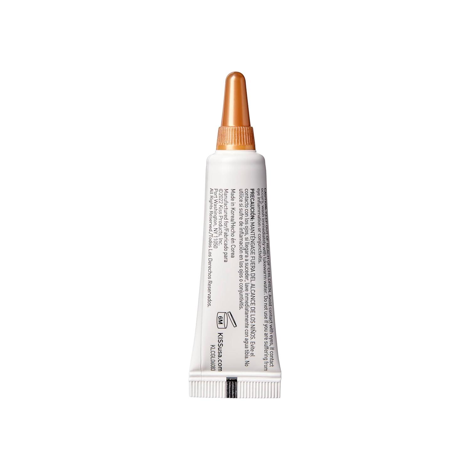 imageKISS Lash Couture Lash Glue Super Flex Oat Influed Strip Lash Adhesive Black Includes 1 Lash Adhesive Long Lasting Wear Can Be Used with Strip Lashes and Lash ClustersClear