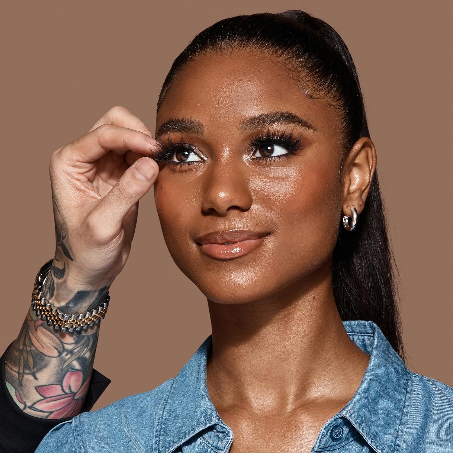 imageKISS Lash Couture Lash Glue Super Flex Oat Influed Strip Lash Adhesive Black Includes 1 Lash Adhesive Long Lasting Wear Can Be Used with Strip Lashes and Lash ClustersClear