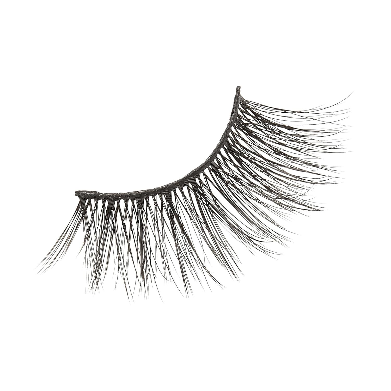 imageKISS Magnetic Lash 01 Synthetic False Eyelashes with Magnets Under and Over Your Upper Lashes No Glue Needed Lightweight Reusable Contact Lens Friendly Cruelty Free with Lash Applicator 1 PairCharm