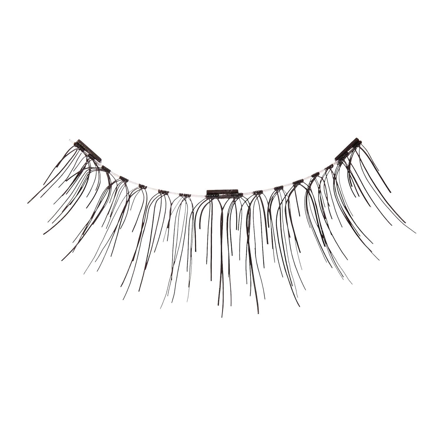 imageKISS Magnetic Lash 01 Synthetic False Eyelashes with Magnets Under and Over Your Upper Lashes No Glue Needed Lightweight Reusable Contact Lens Friendly Cruelty Free with Lash Applicator 1 PairMagnetic Lash