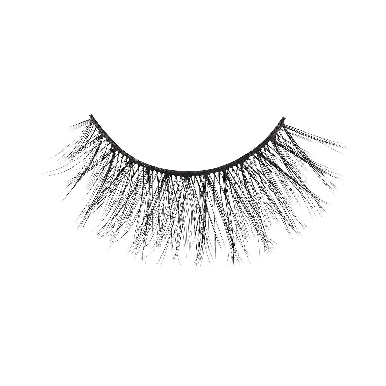 imageKISS Magnetic Lash 01 Synthetic False Eyelashes with Magnets Under and Over Your Upper Lashes No Glue Needed Lightweight Reusable Contact Lens Friendly Cruelty Free with Lash Applicator 1 PairEntice