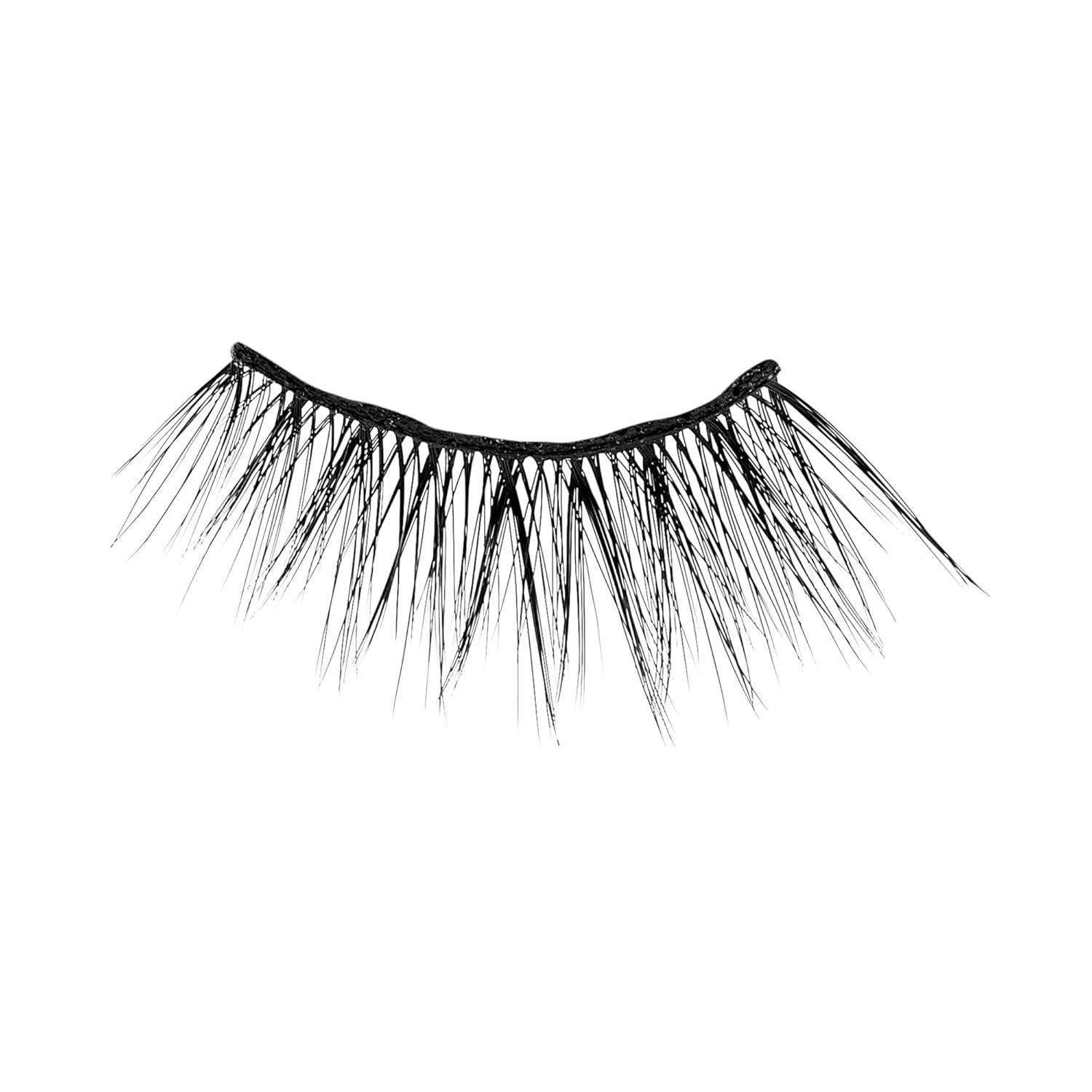 imageKISS Magnetic Lash 01 Synthetic False Eyelashes with Magnets Under and Over Your Upper Lashes No Glue Needed Lightweight Reusable Contact Lens Friendly Cruelty Free with Lash Applicator 1 PairEntice
