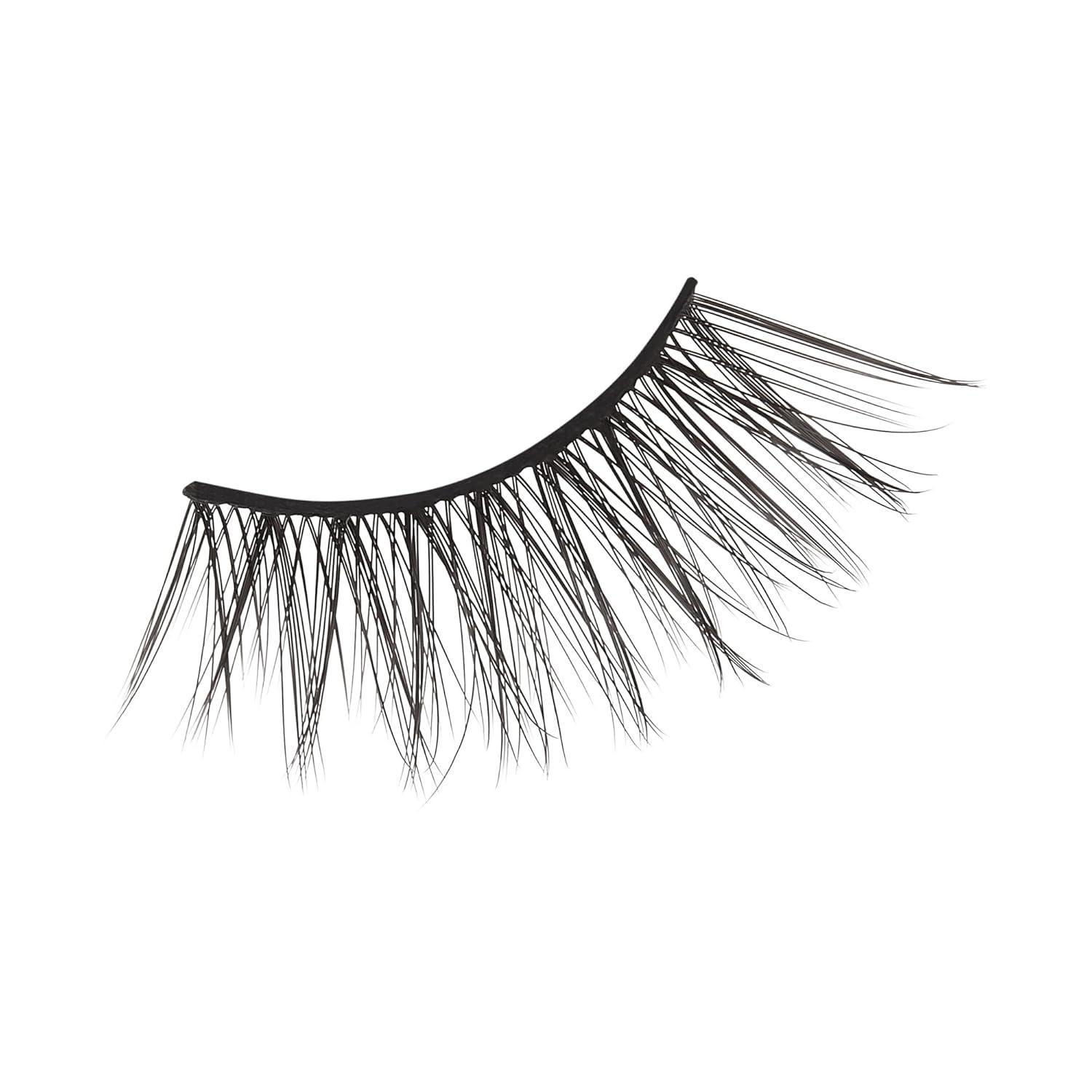 imageKISS Magnetic Lash 01 Synthetic False Eyelashes with Magnets Under and Over Your Upper Lashes No Glue Needed Lightweight Reusable Contact Lens Friendly Cruelty Free with Lash Applicator 1 PairTempt