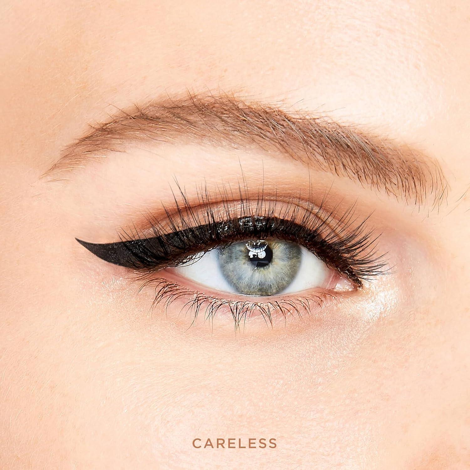 imageKISS Magnetic Lash 01 Synthetic False Eyelashes with Magnets Under and Over Your Upper Lashes No Glue Needed Lightweight Reusable Contact Lens Friendly Cruelty Free with Lash Applicator 1 PairCuration Kit
