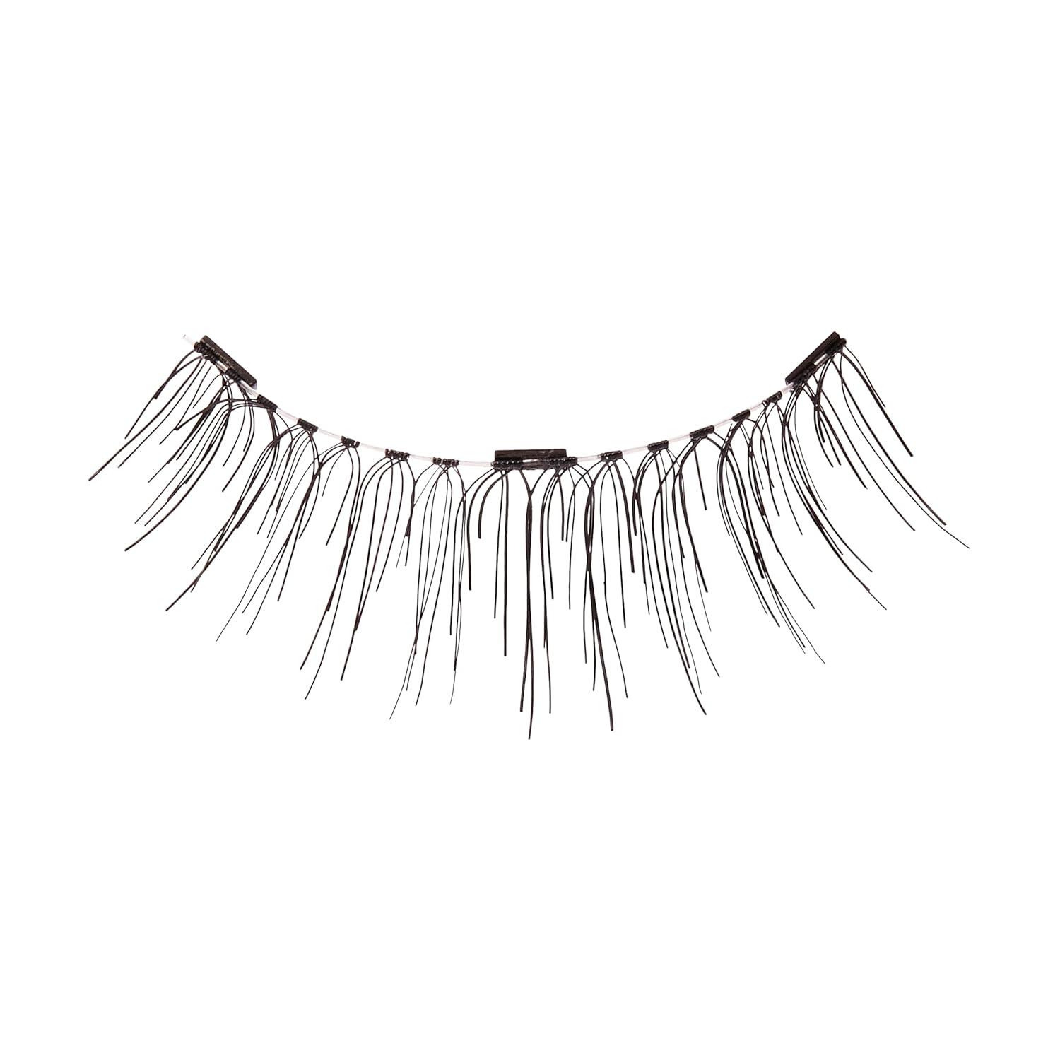 imageKISS Magnetic Lash 01 Synthetic False Eyelashes with Magnets Under and Over Your Upper Lashes No Glue Needed Lightweight Reusable Contact Lens Friendly Cruelty Free with Lash Applicator 1 PairMagnetic Lash