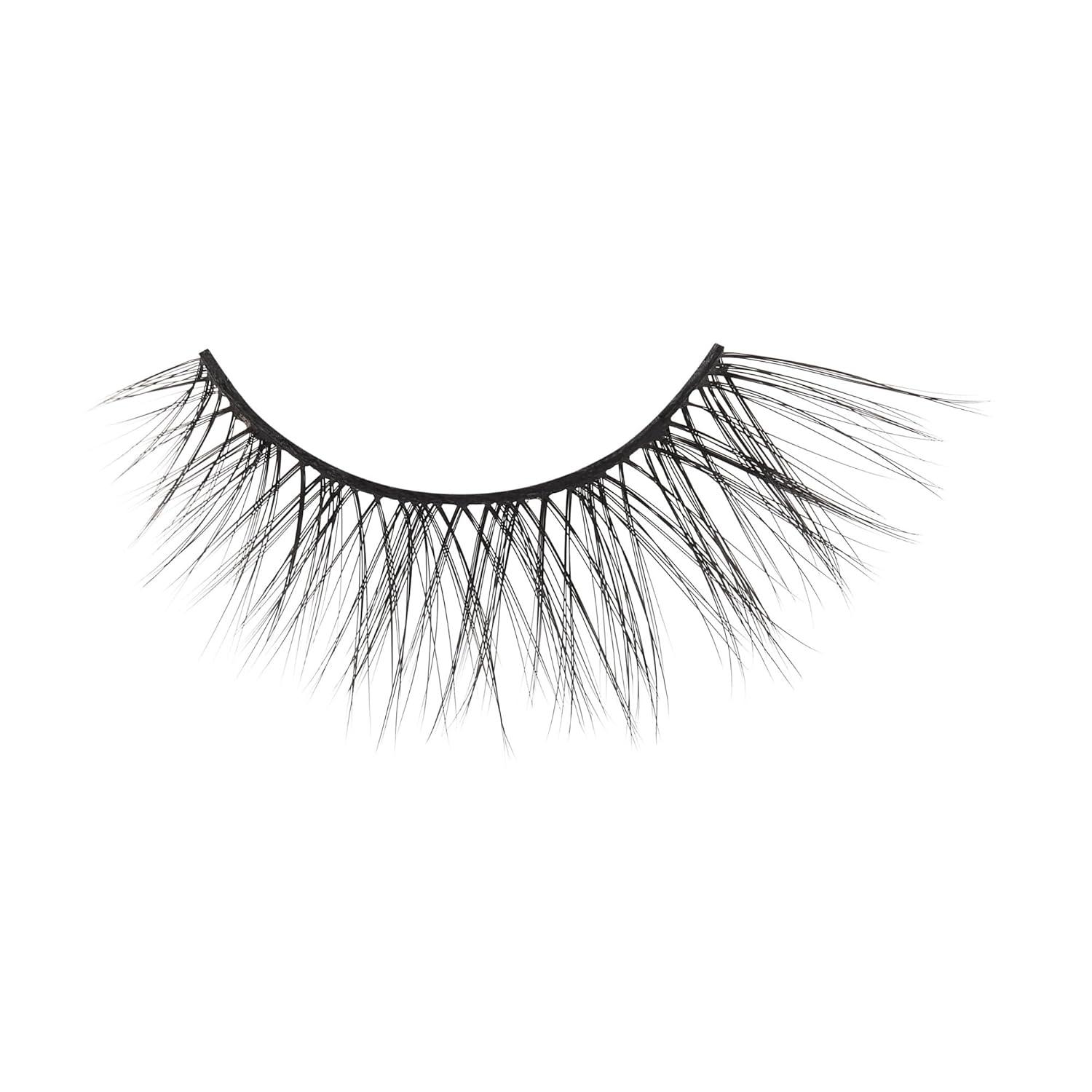 imageKISS Magnetic Lash 01 Synthetic False Eyelashes with Magnets Under and Over Your Upper Lashes No Glue Needed Lightweight Reusable Contact Lens Friendly Cruelty Free with Lash Applicator 1 PairCharm