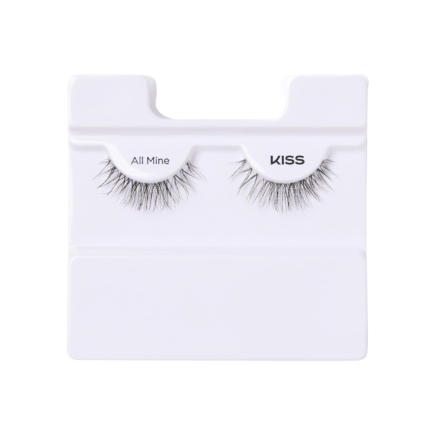 imageKISS My Lash But Bolder False Eyelashes Big Personality 14mm Includes 1 Pair Easy to Apply Reusable Lash ClustersAll Mine