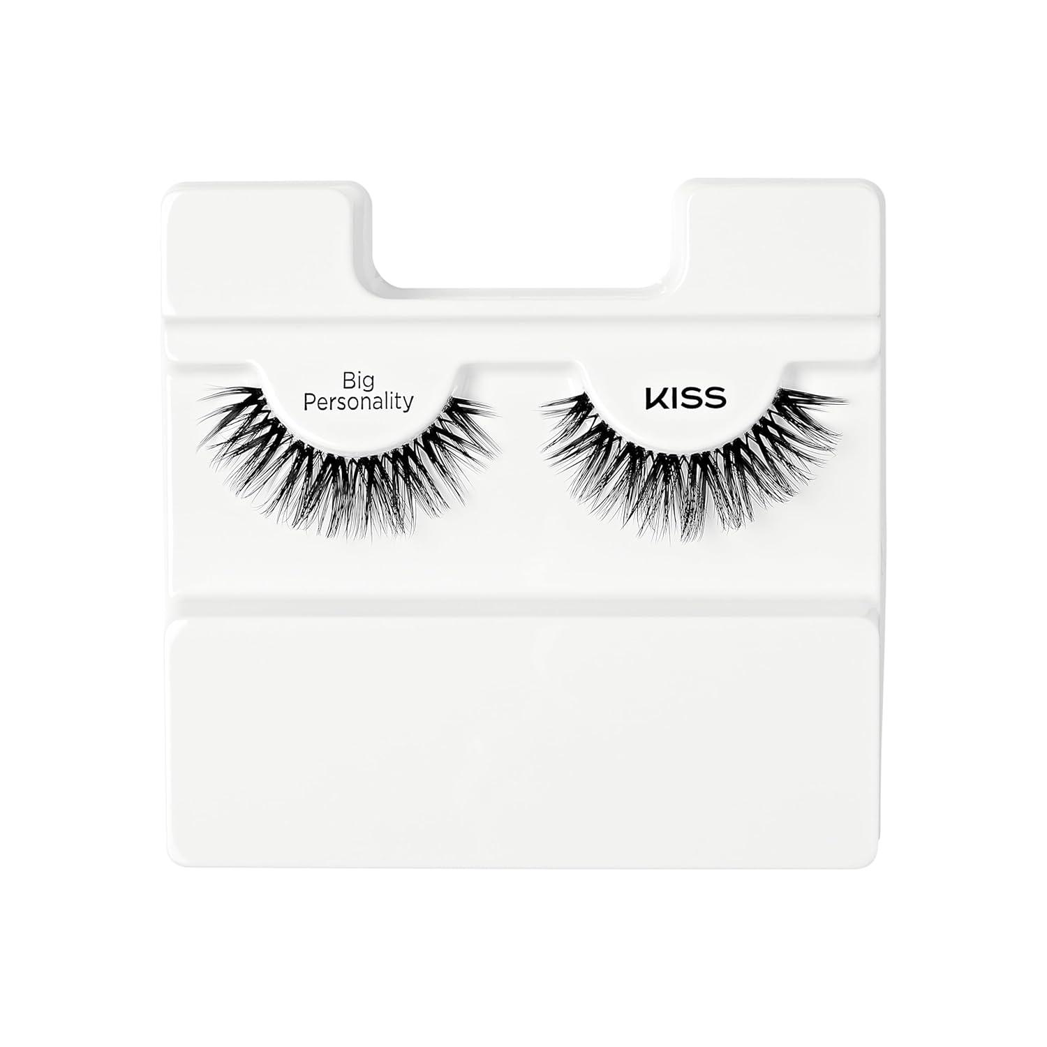 imageKISS My Lash But Bolder False Eyelashes Big Personality 14mm Includes 1 Pair Easy to Apply Reusable Lash ClustersBig Personality